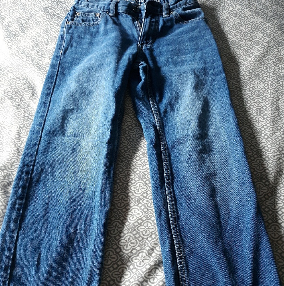 Boys blue jeans size 8